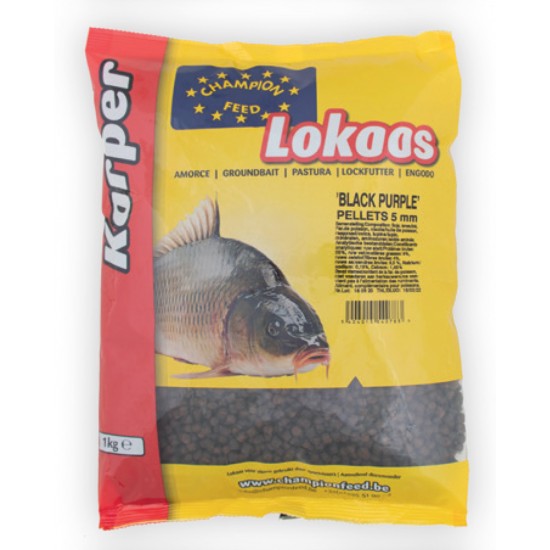 Pelete Champion Feed - Black Purple Pellets 3mm